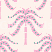 The design is non-realistic and interpretive.

