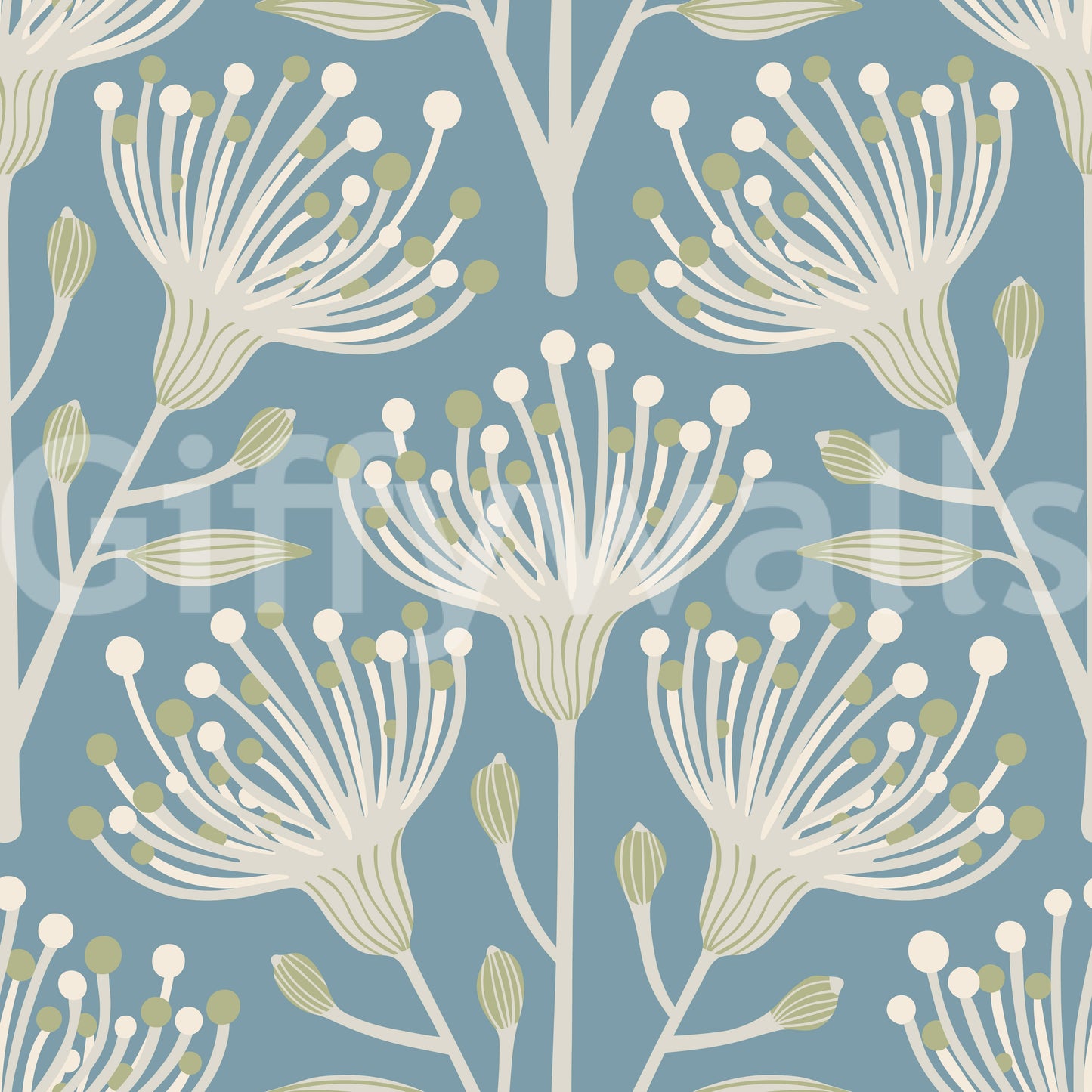 The design is non-realistic and interpretive.

