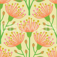 The design is non-realistic and interpretive.

