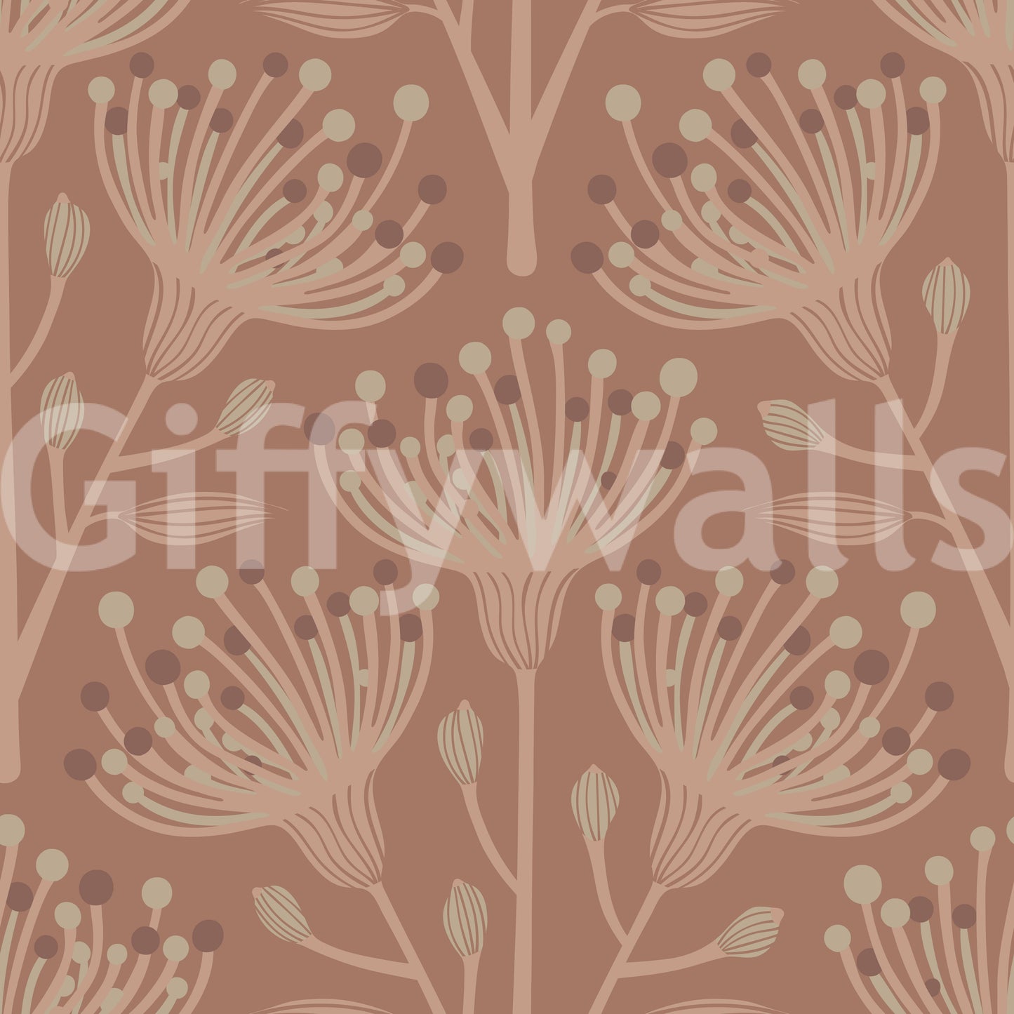 The design is non-realistic and interpretive.

