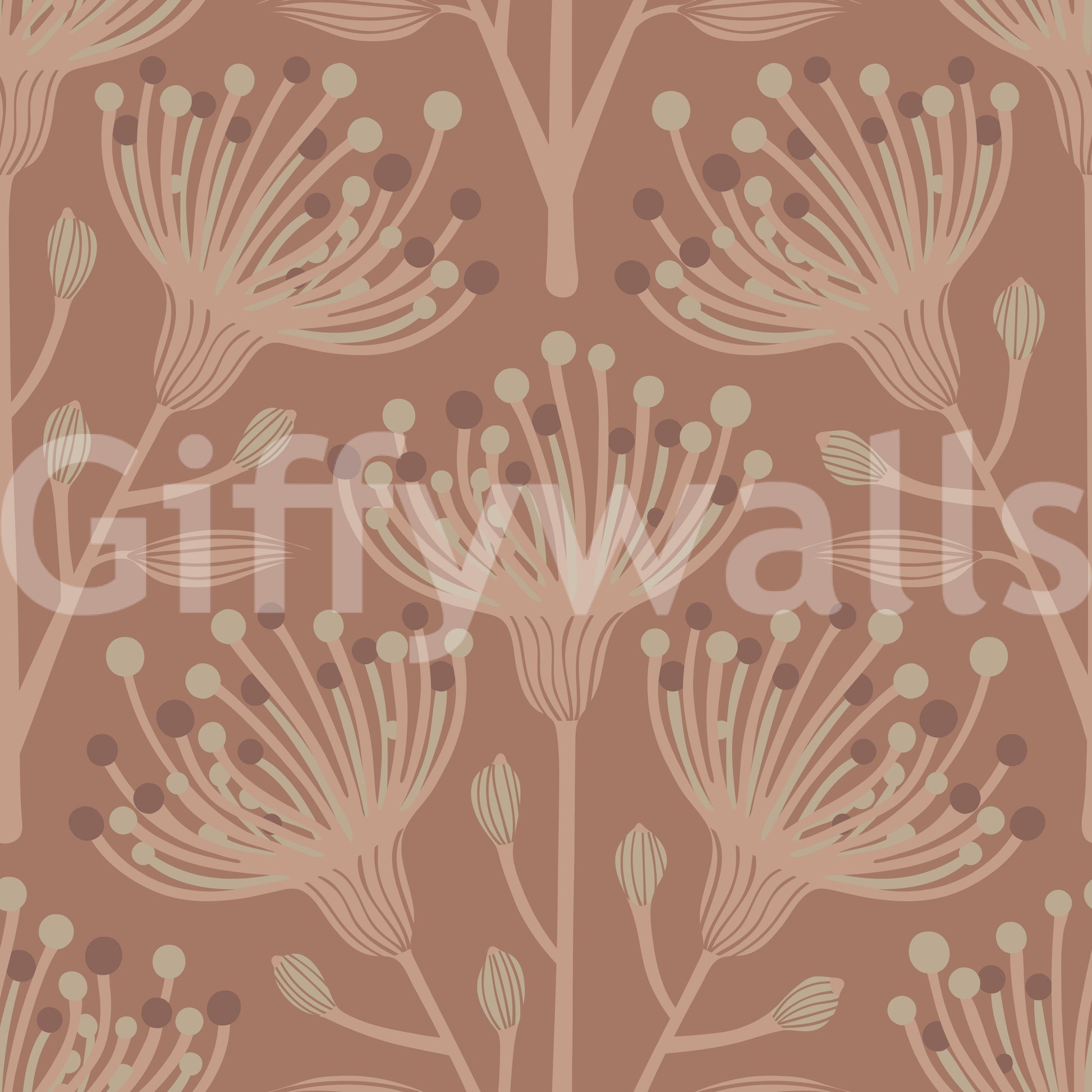 The design is non-realistic and interpretive.

