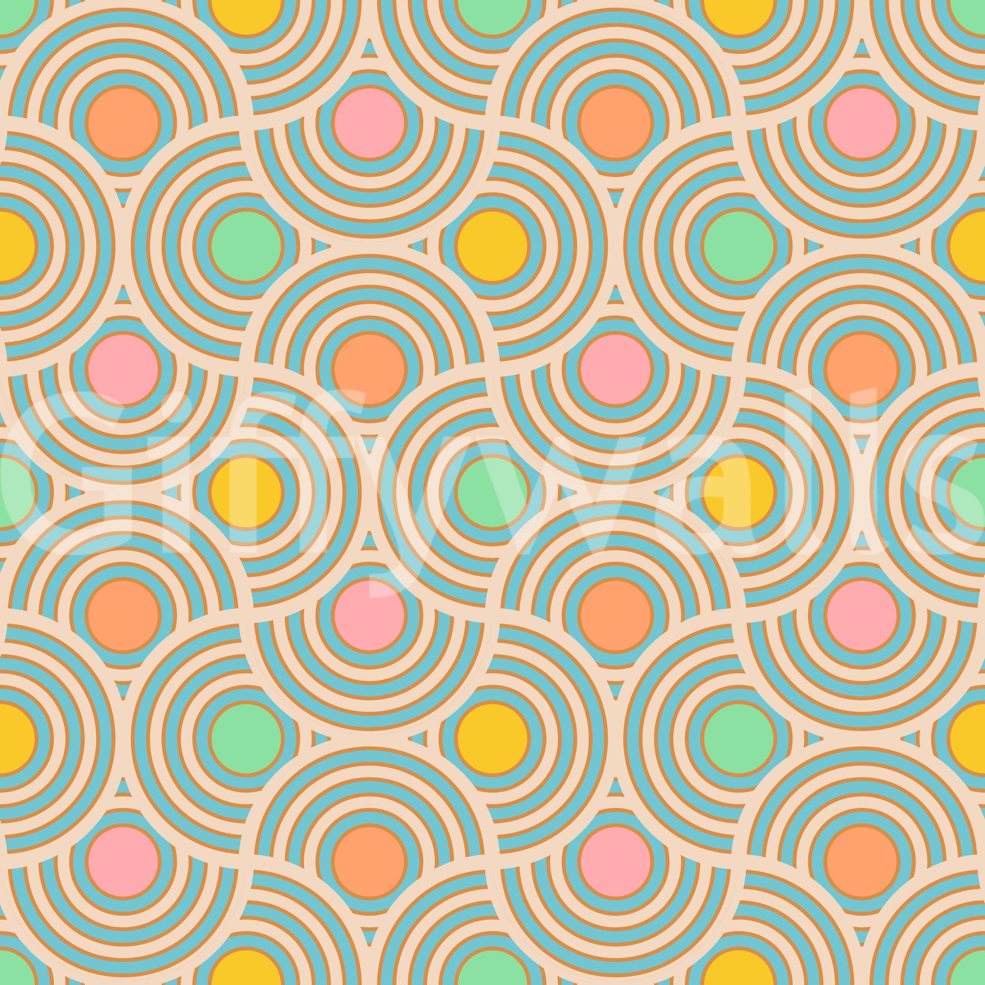 The design is non-realistic and interpretive.

