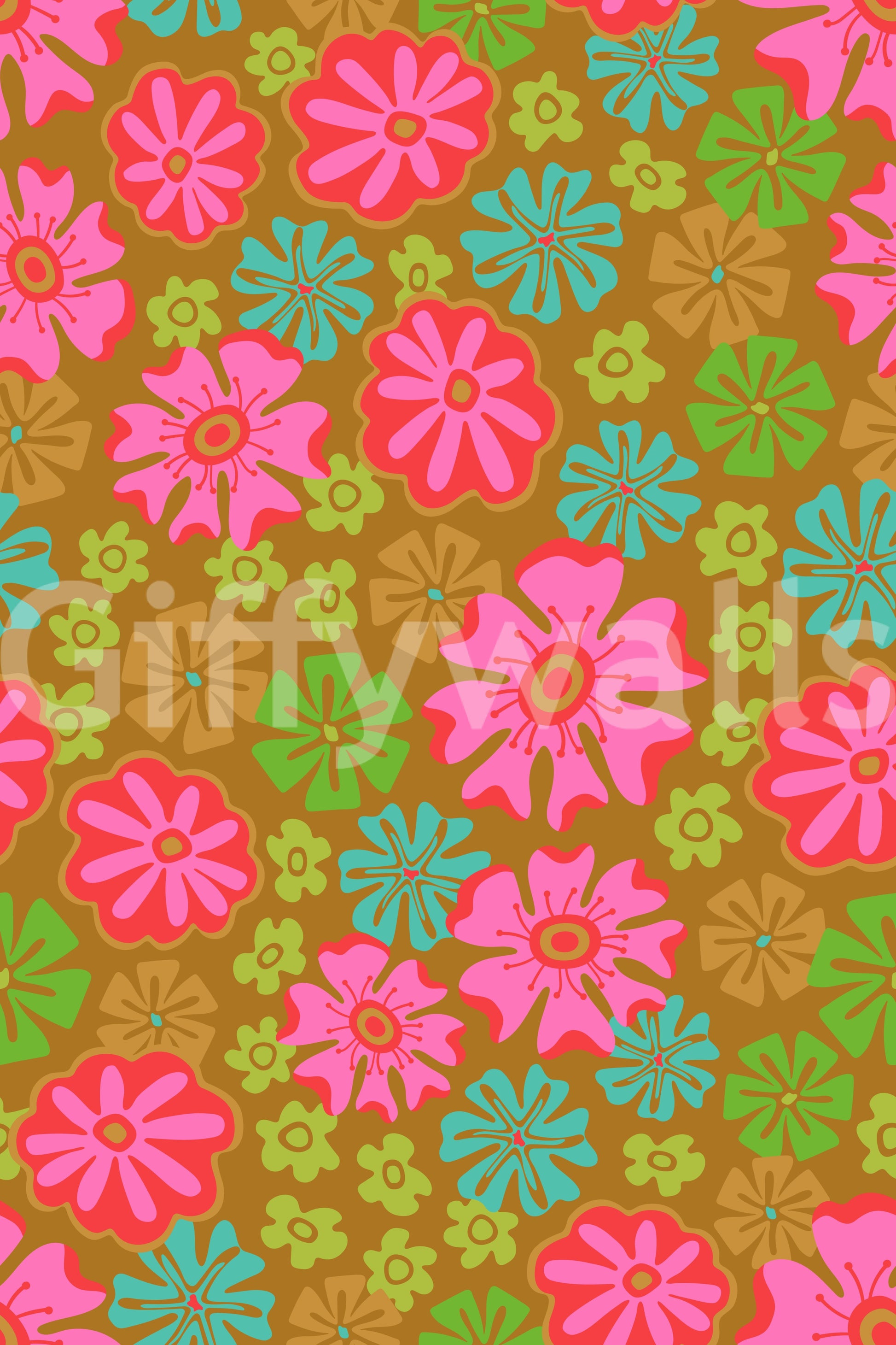 The design is non-realistic and interpretive.

