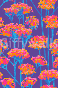 The design is non-realistic and interpretive.

