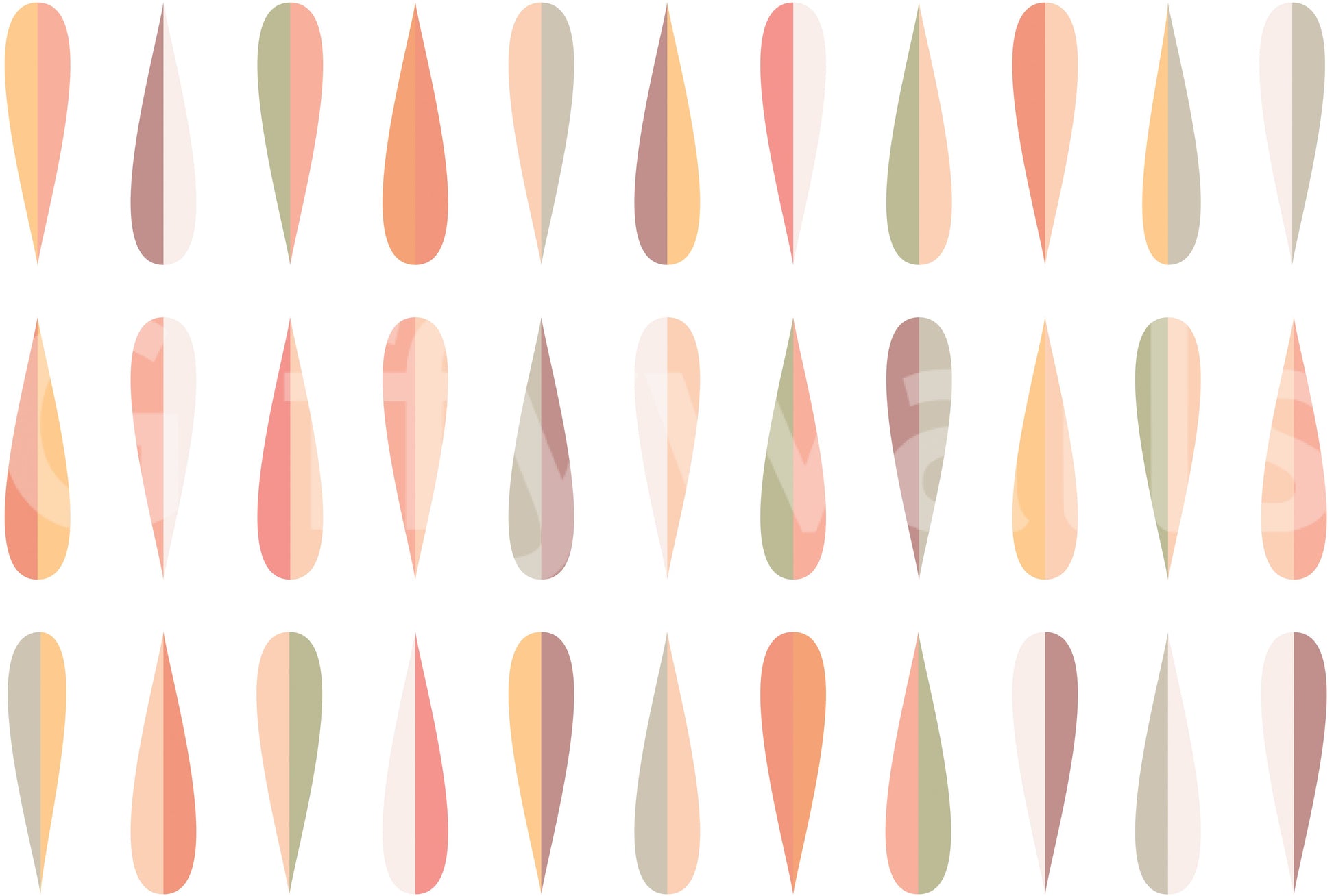 The design is non-realistic and interpretive.

