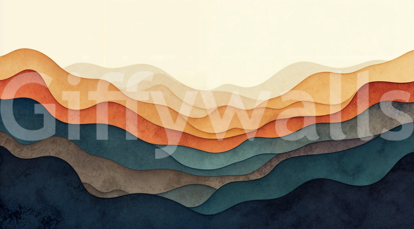 The design is non-realistic and interpretive.

