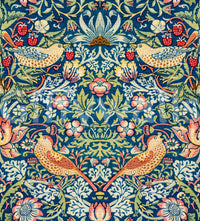 The wallpaper has a smooth, non-reflective matte finish.