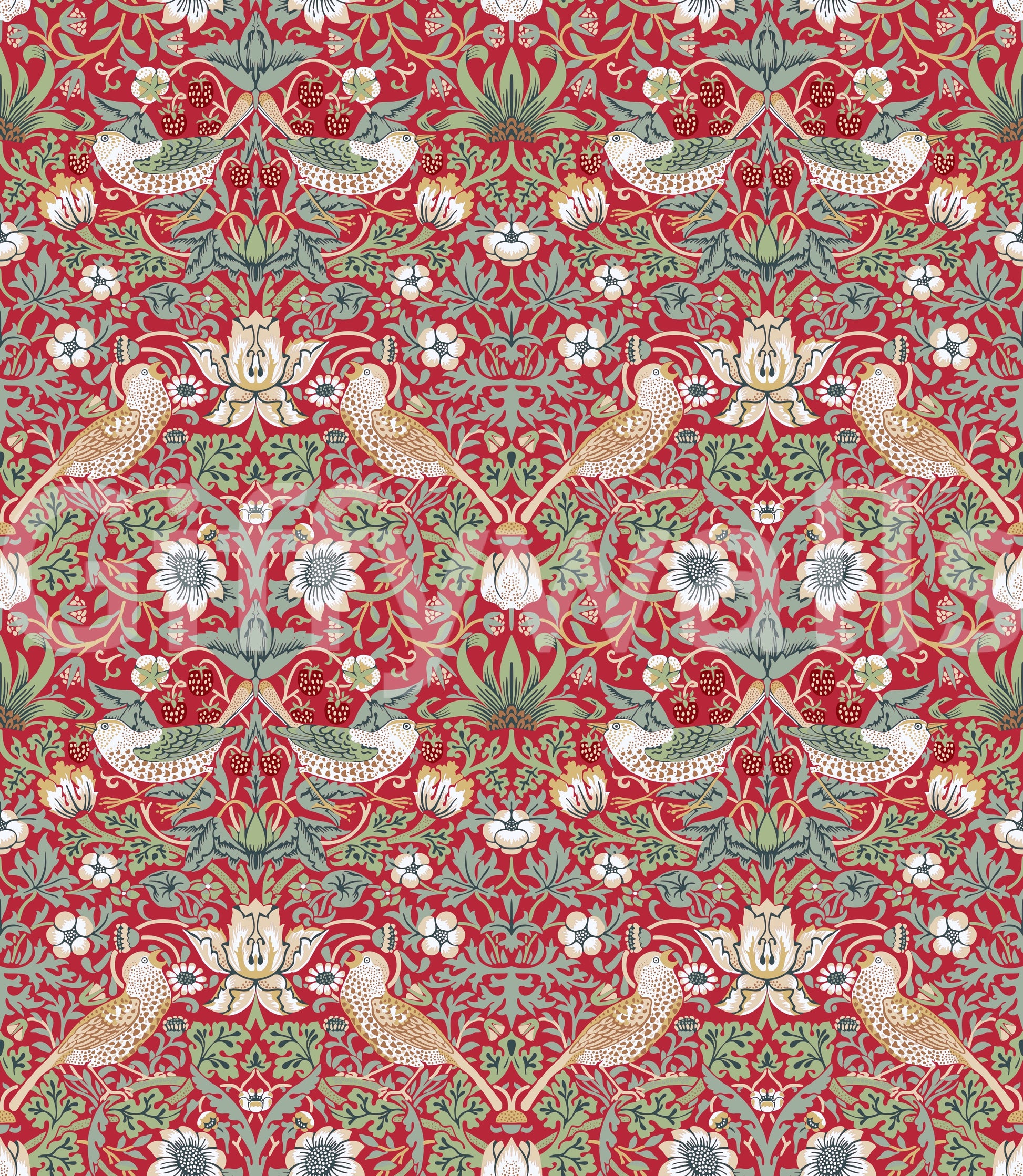 The wallpaper has a smooth, non-reflective matte finish.

