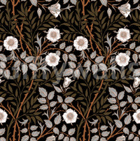 The wallpaper has a smooth, non-reflective matte finish.

