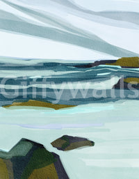 The wallpaper has a smooth, non-reflective matte finish.

