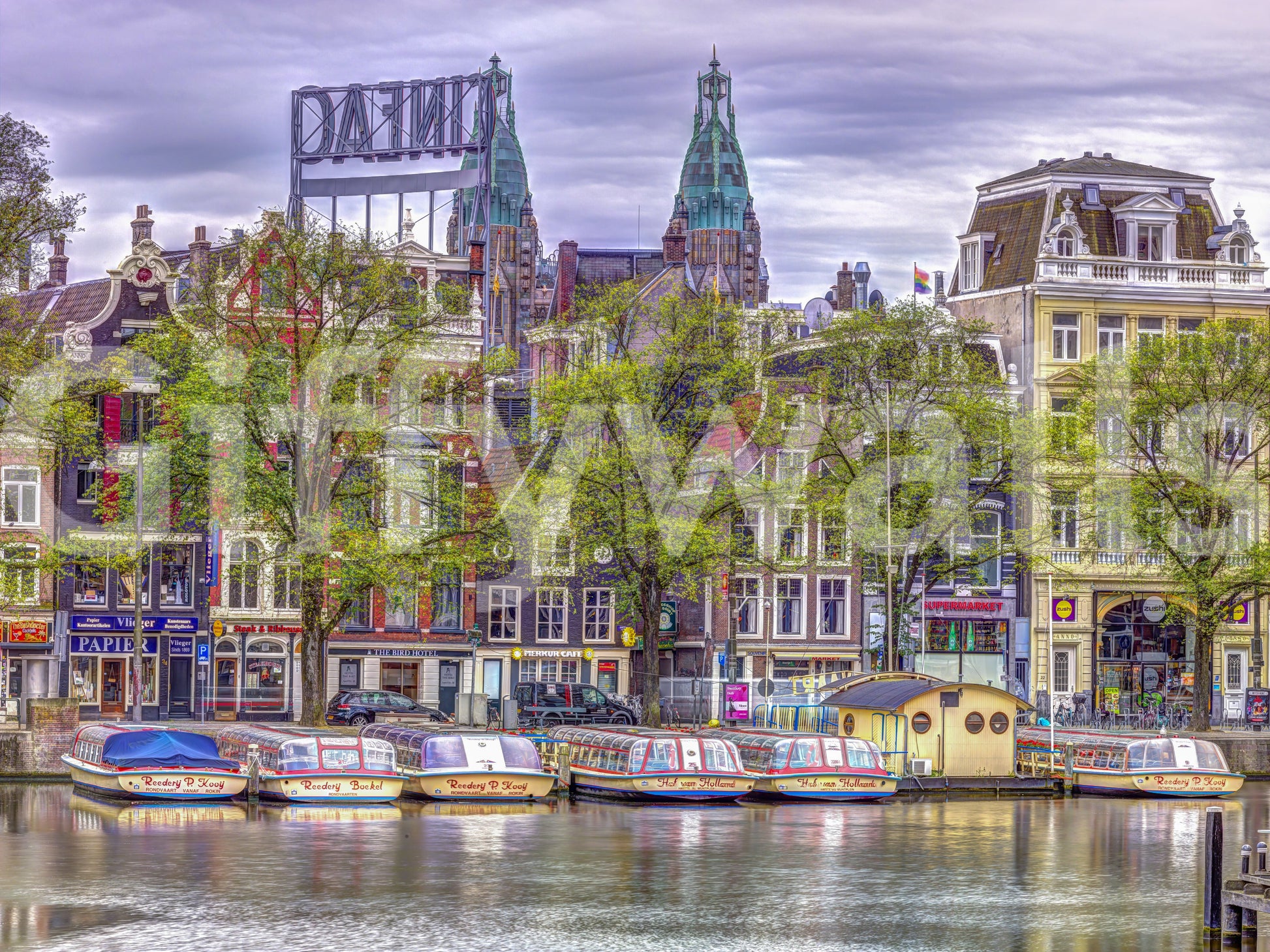 The wallpaper features a subtle, calming pattern.

