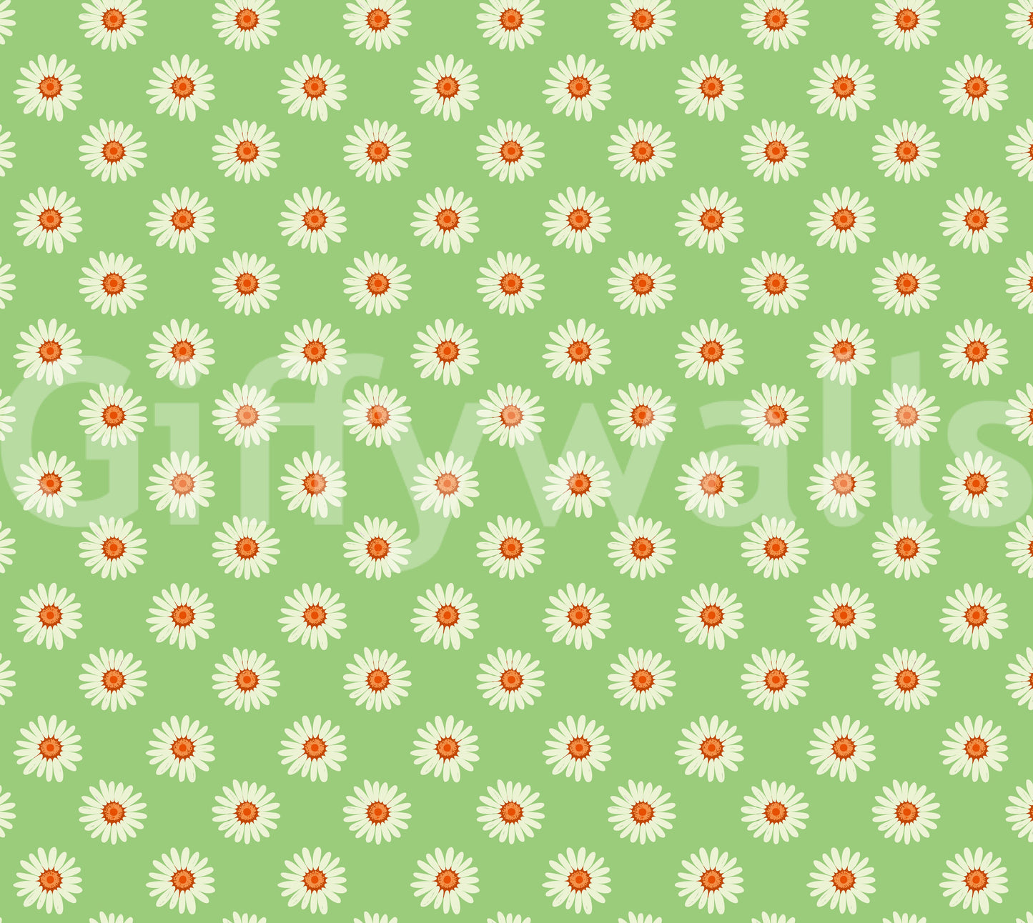 The wallpaper has a smooth, non-reflective matte finish.

