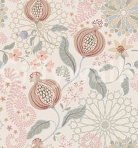 The wallpaper features a subtle, fluid pattern.

