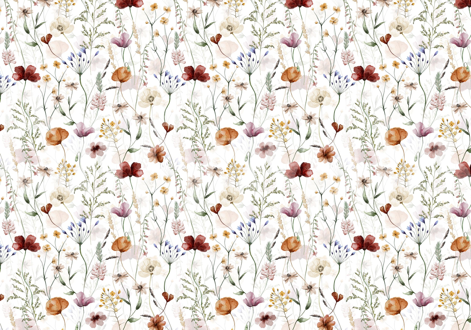 The wallpaper has a classic, timeless feel.

