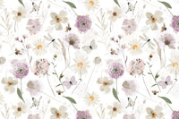 The wallpaper has a classic, timeless feel.

