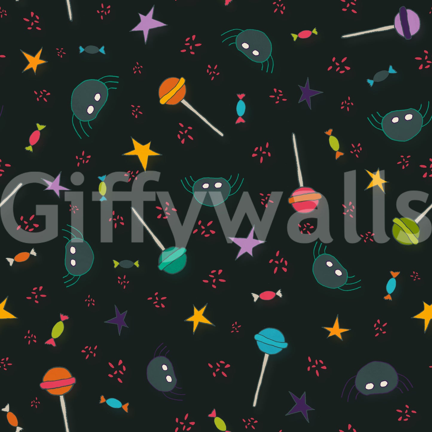 The image is a clear representation of a festive Halloween scene.
