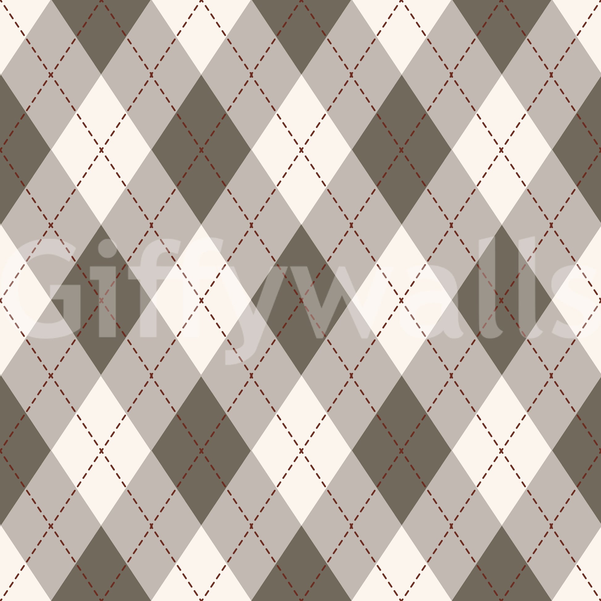 The style is a geometric, repeating pattern.

