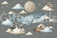 The image is suitable for a bedroom or a nursery.

