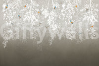 The style is painterly or a soft-focus illustration.

