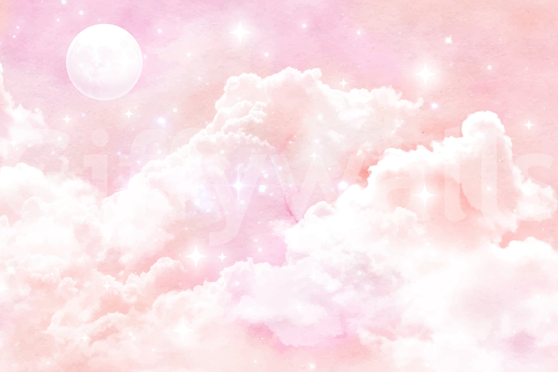 The style is painterly or a soft-focus photograph.

