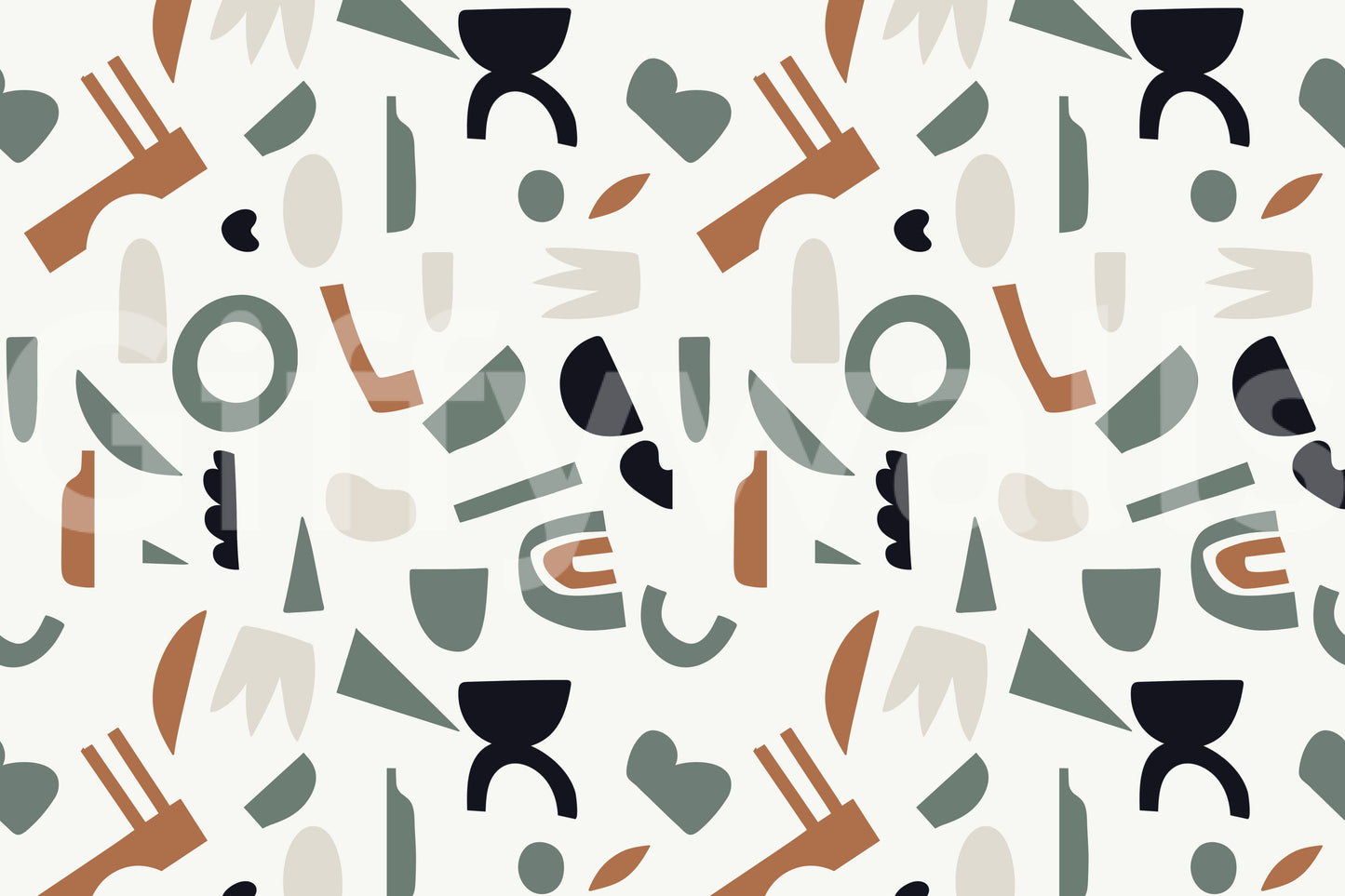 The style is a soft-focus illustration or a painterly design.

