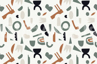 The style is a soft-focus illustration or a painterly design.

