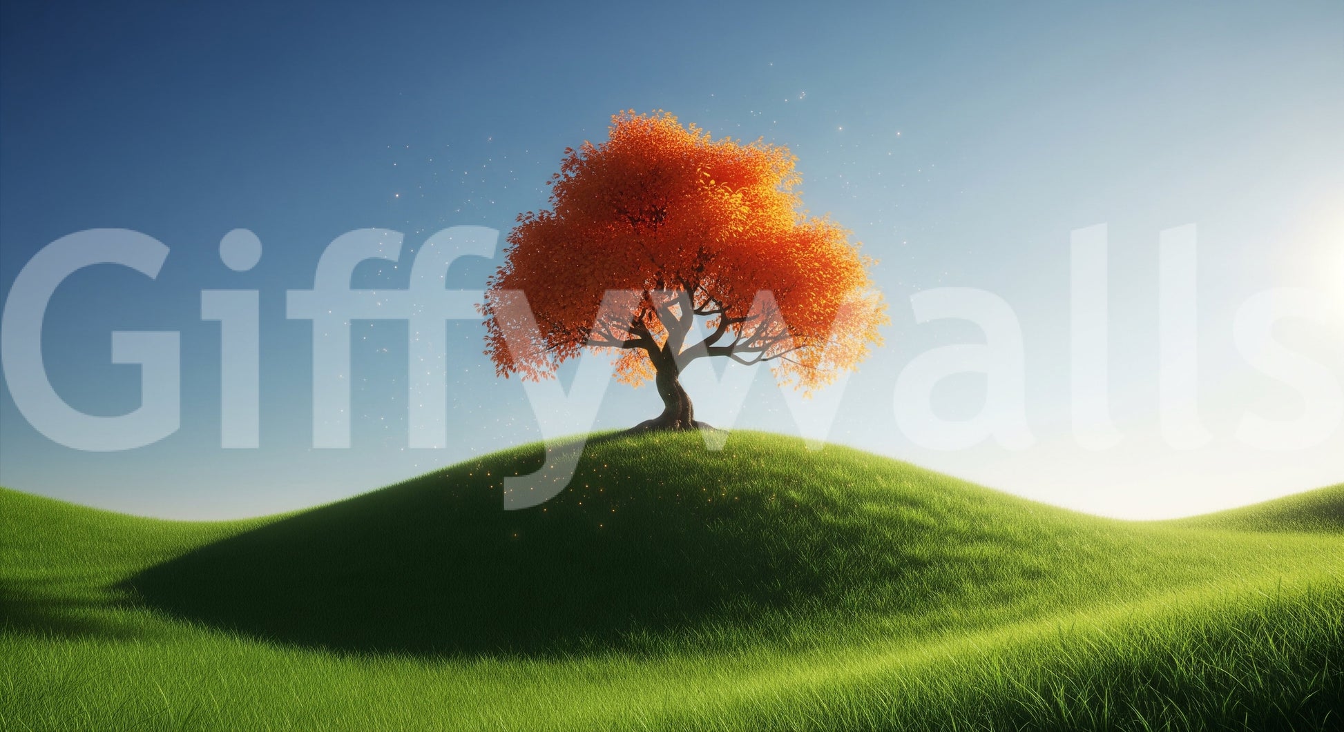 The style is painterly or a soft-focus illustration.

