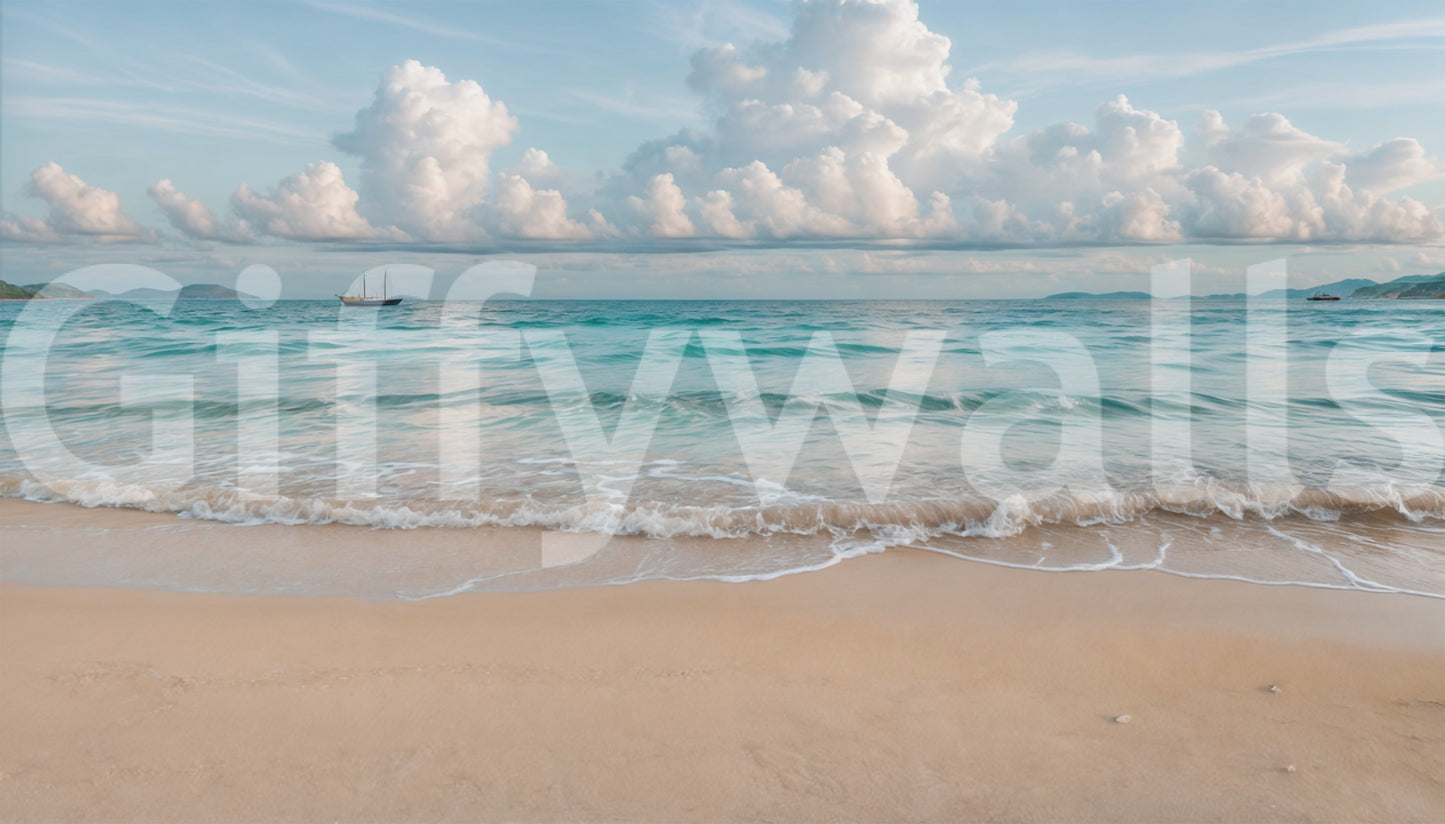 The style is a painterly or a soft-focus photograph.

