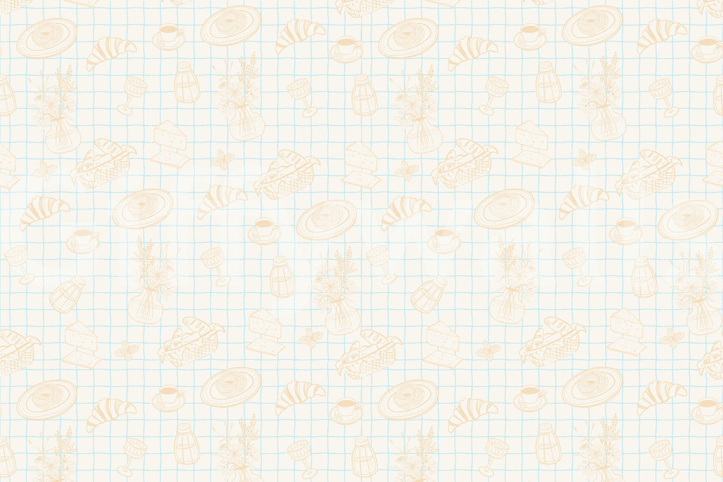 The style is a soft-focus, sketchy illustration.

