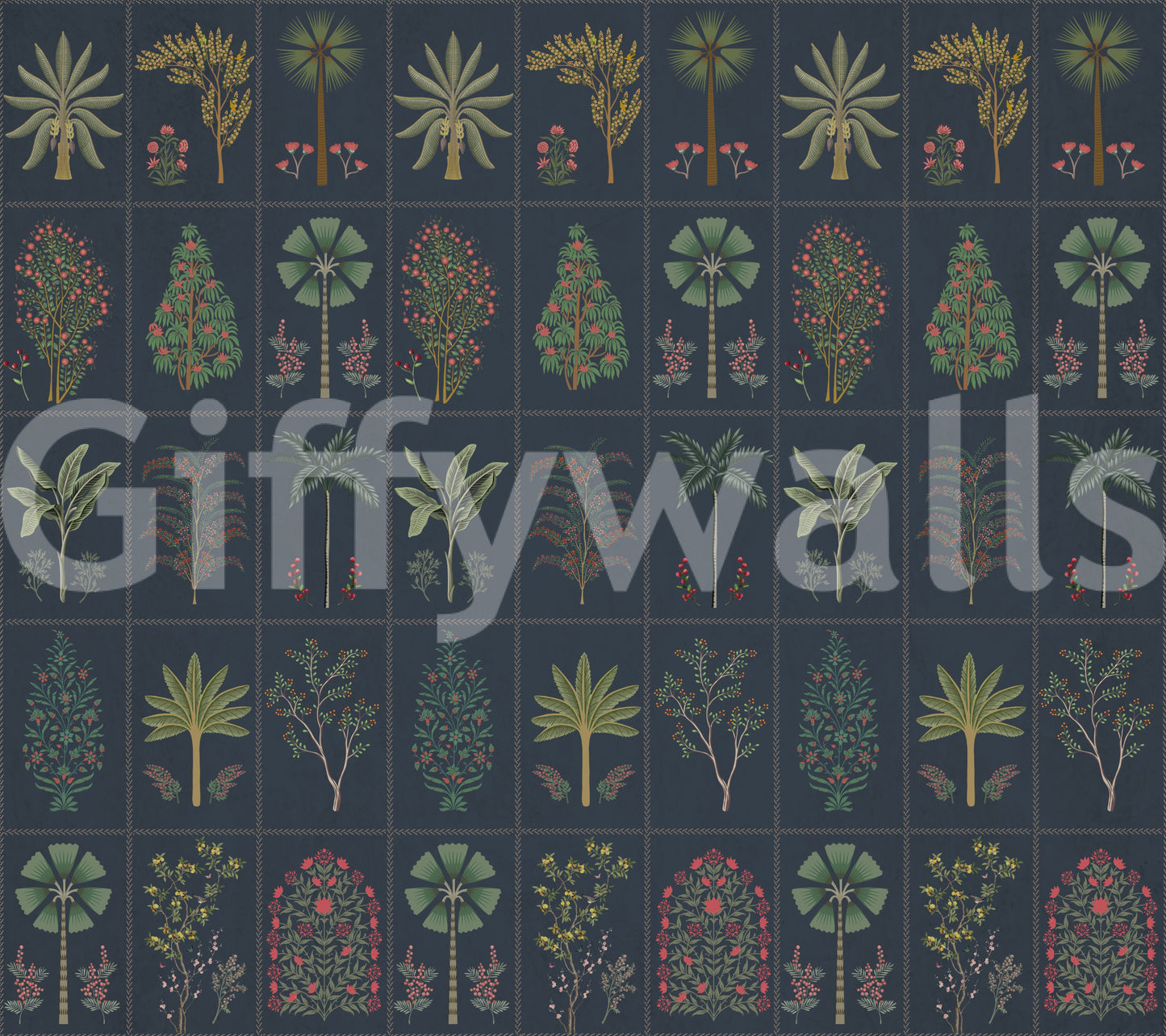 The style is a soft-focus illustration or a painterly design.

