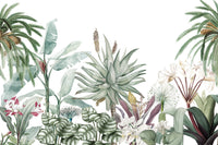 The style is a soft-focus illustration or a painterly design.

