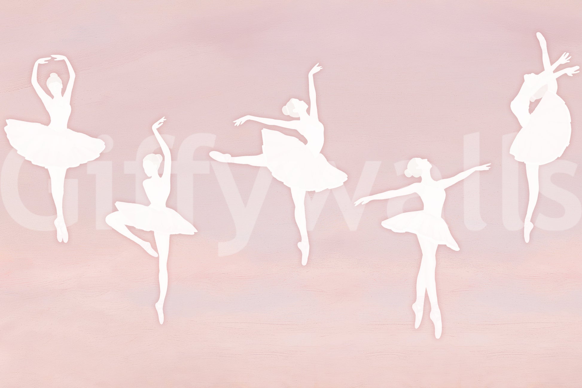 The style is a soft-focus illustration or a painterly design.

