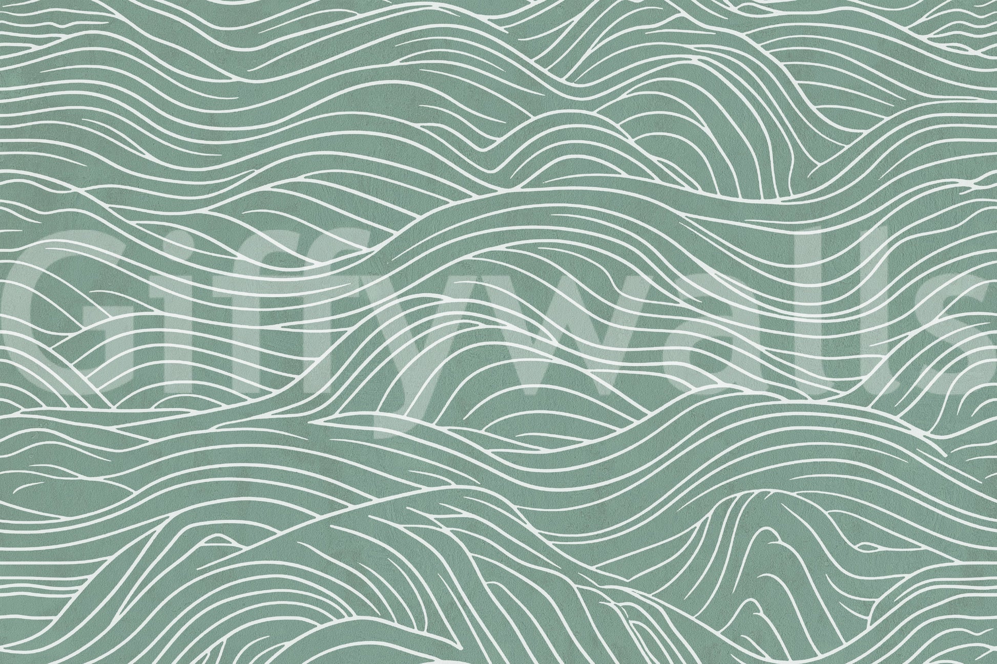 Sage & serene waves, peaceful and calm

