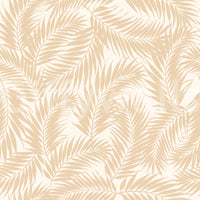 The image provides a sense of a lush, secluded paradise.
