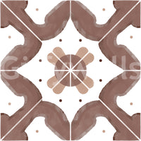 Wallpaper with a pattern of classic squares

