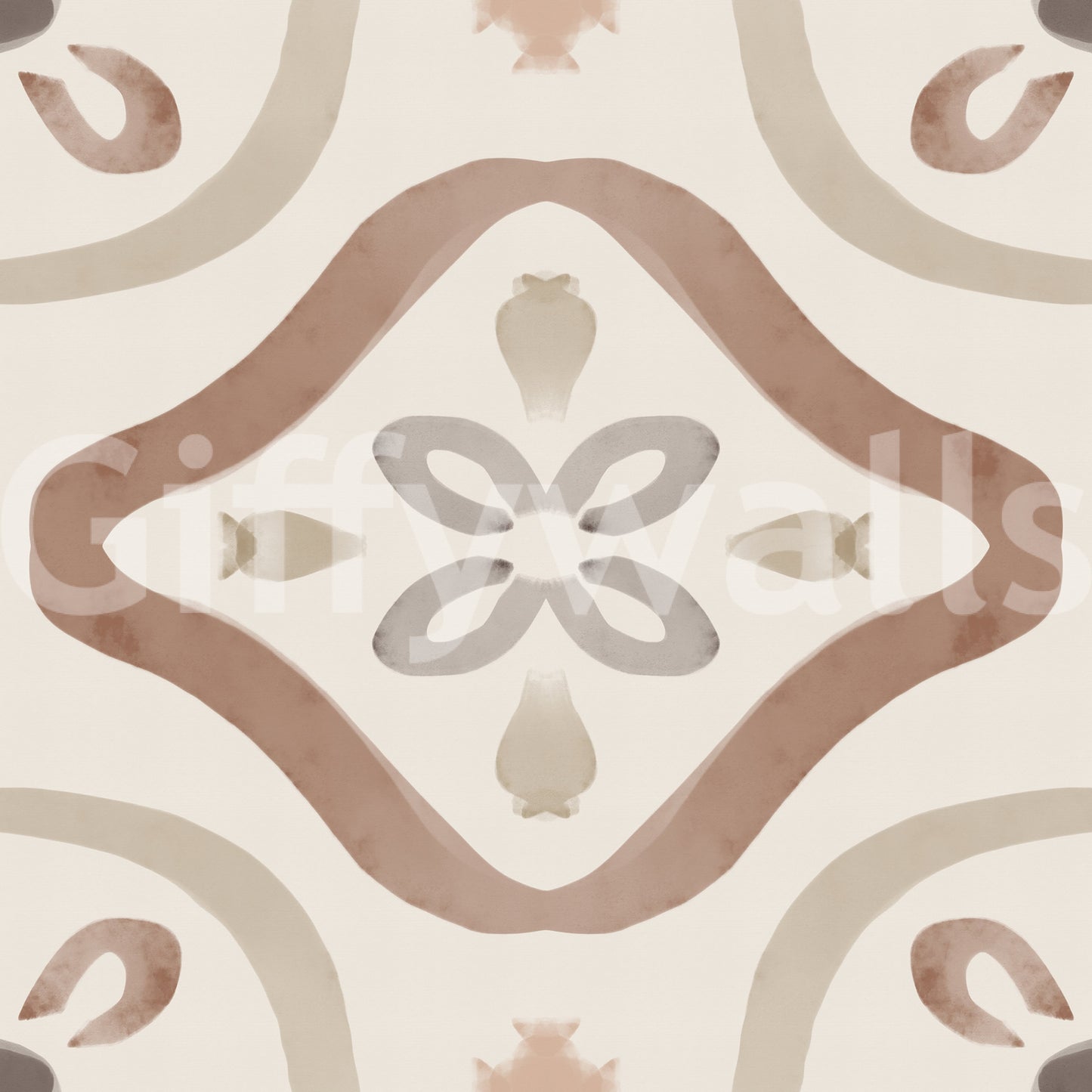 Faux window with a view of a magical design