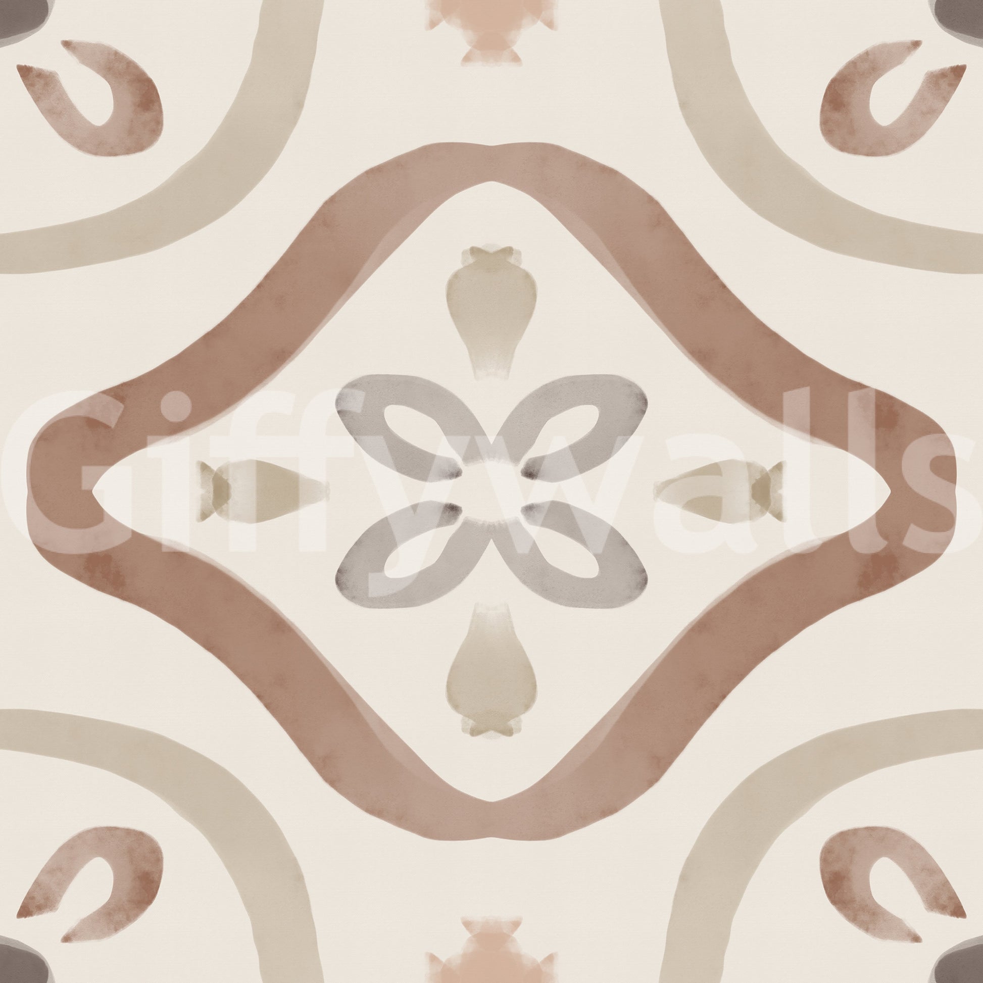 Faux window with a view of a magical design