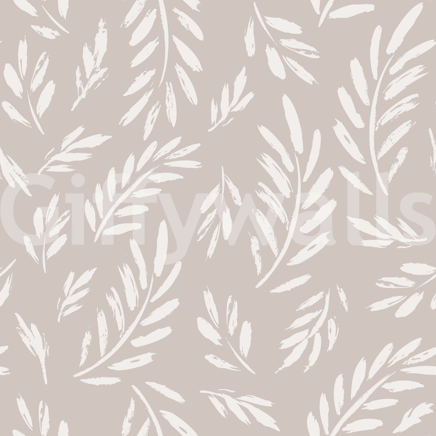 This is the Painted Twigs minimalist botanical wallpaper.