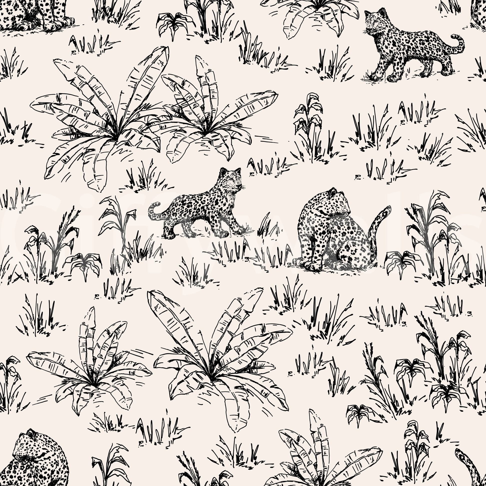 This wallpaper is suitable for a living room, a study, or a creative space.
