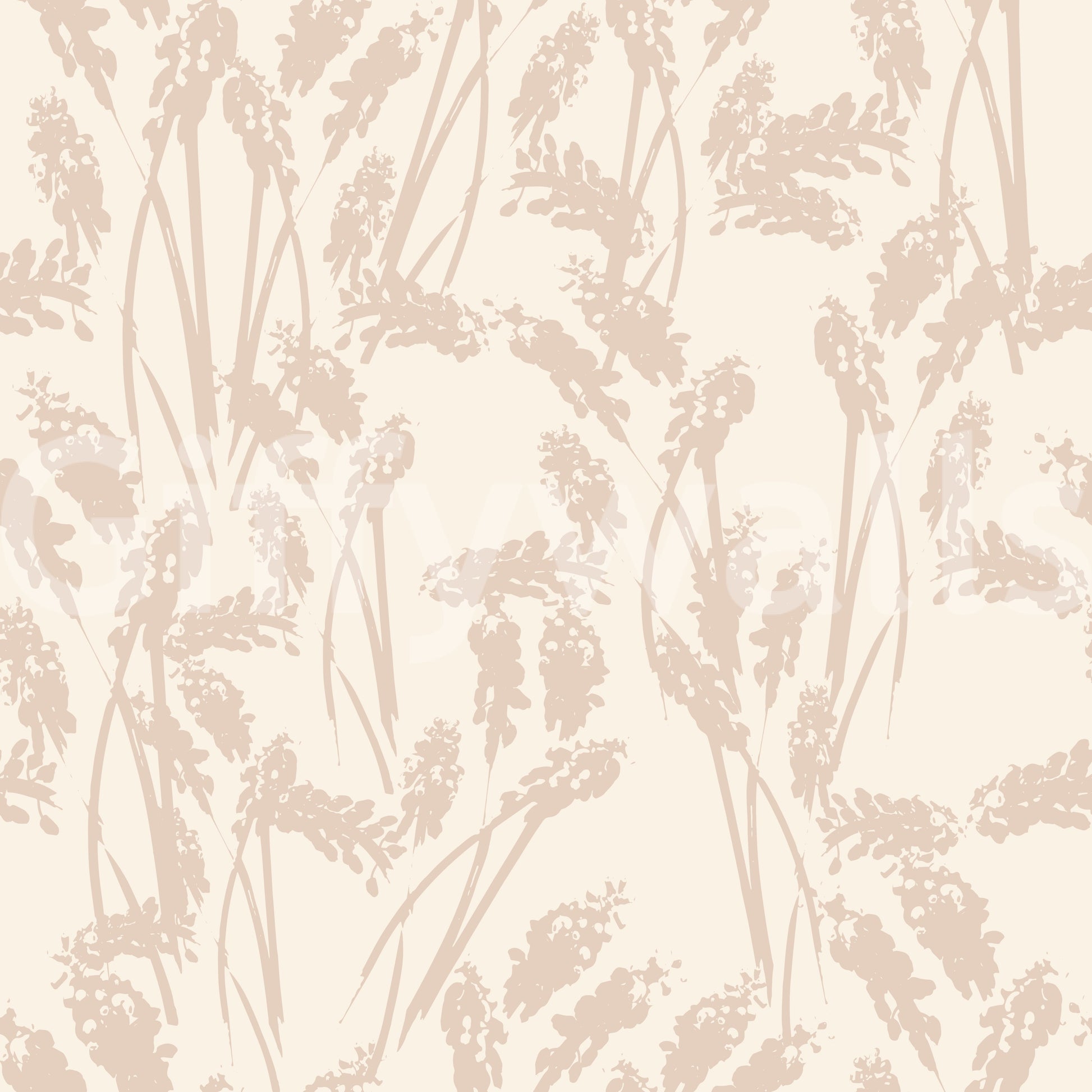 Soft beige and cream wallpaper

