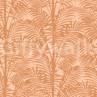 This is the Orange Palm Shapes modern wallpaper.
