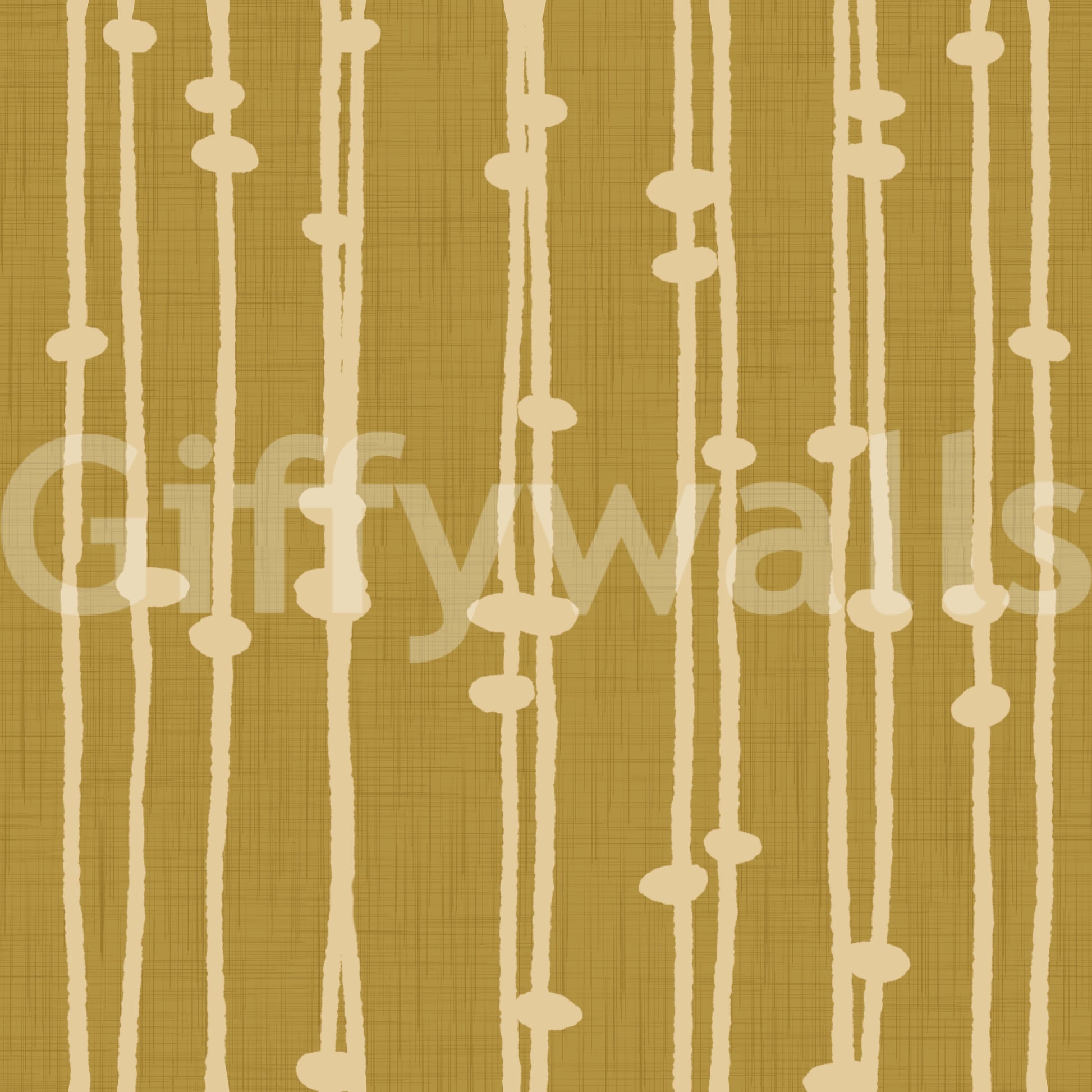 Boho Jewel Tone mustard stripes wallpaper 