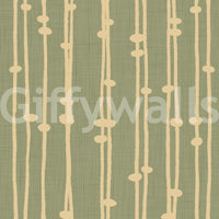 Boho Jewel Tone sage stripes decor