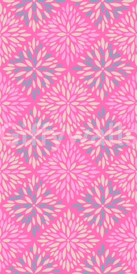 Dahlia Diamonds bohemian wallpaper