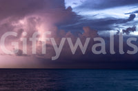 A high-quality serene beach wall mural for walls.

