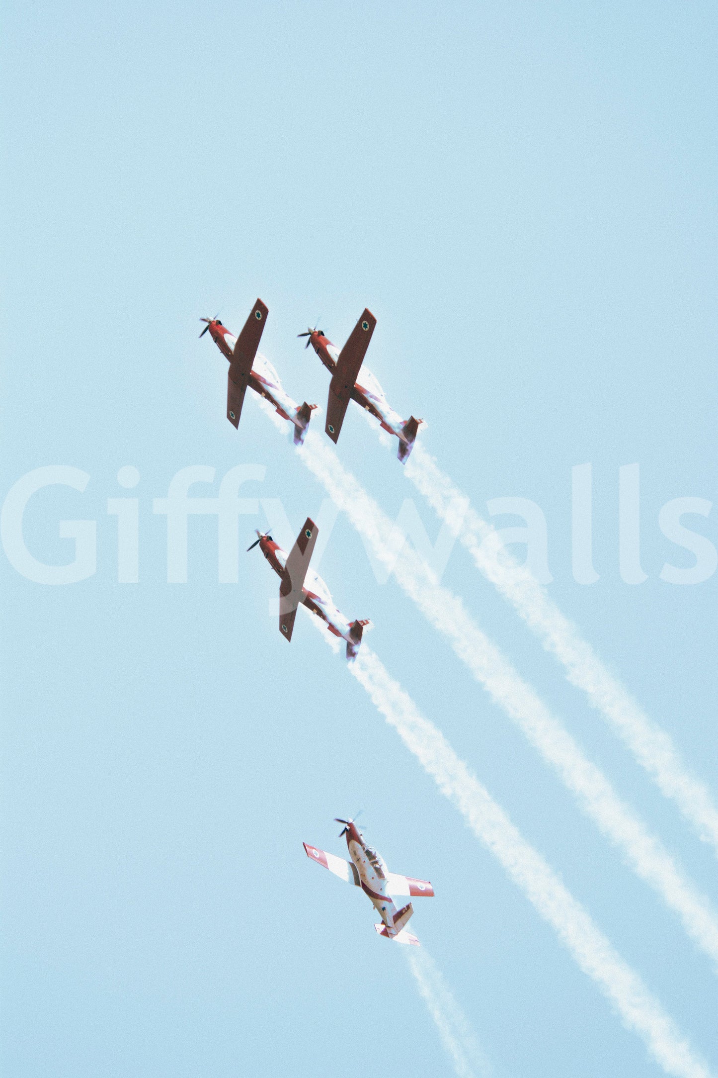 A high-quality WWII era wall mural for walls.

