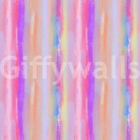 A high-quality playful stripe wall mural for walls.

