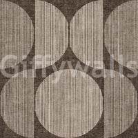A high-quality brown geometric wall mural for walls.

