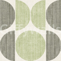 A high-quality sage geometric wall mural for walls.

