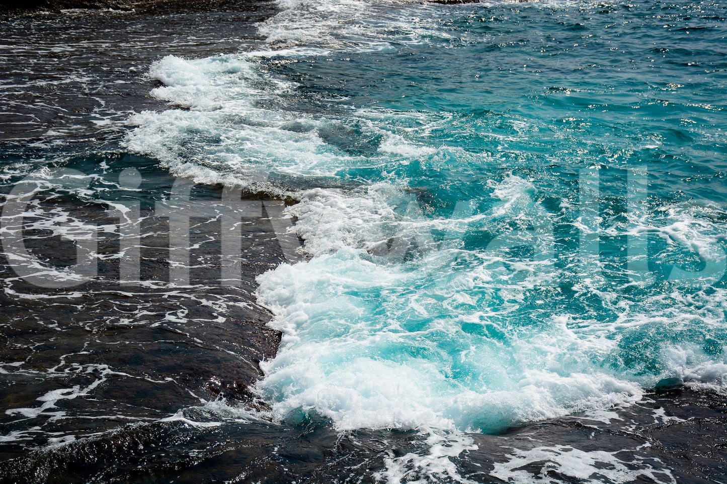 A high-quality serene water wall mural for walls.

